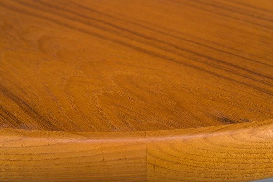 Image 1 of Vintage Round Teak Dining Table, 1960s