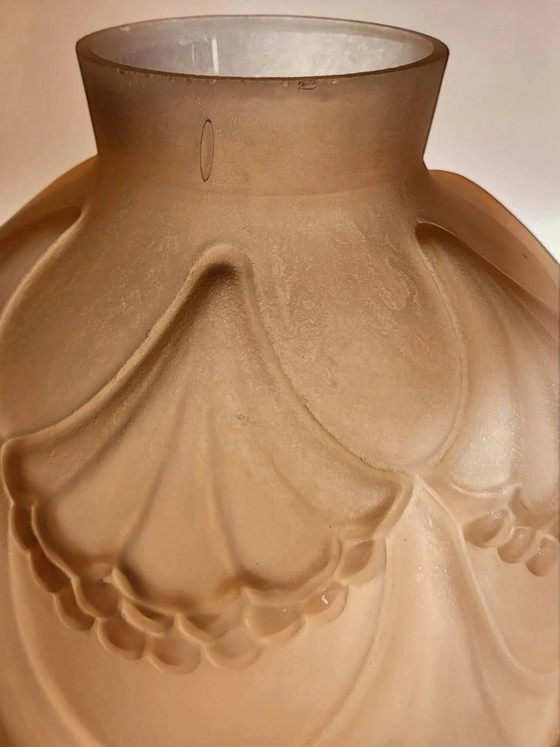 Art Deco Glasvase 1930 – Vasen, Crystal (photo 2 of 9)