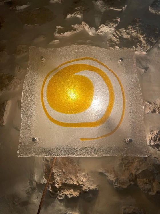 Image 1 of Lámpara de pared Mazzega de cristal de Murano, Italia, 1970