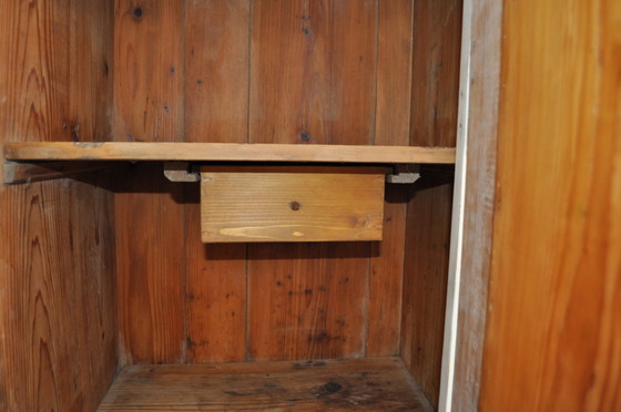 Painted Double Wardrobe in Wood – Vintage (photo 6 of 12)