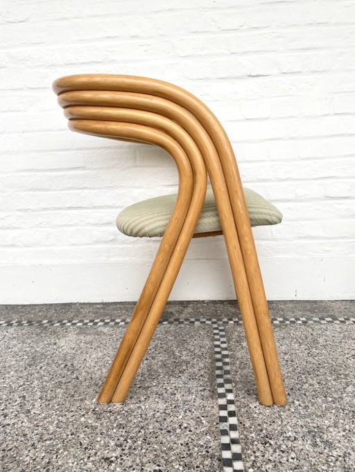 6 sedie Axel Enthoven per Rohé Noordwolde, 1970