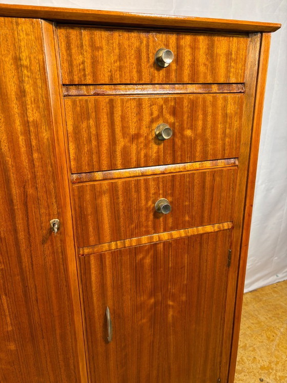 Image 1 of Mid Century Retro Teak Gentleman’s / Bachelor Wardrobe by Austinsuite (Circa 1960  A stunning mid century modern gentleman’s (or