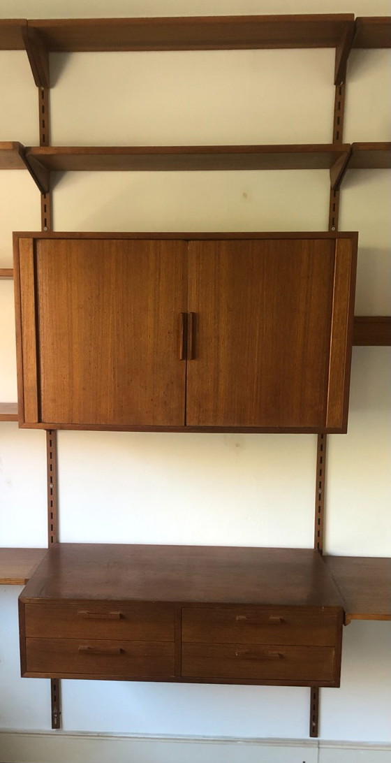 Image 1 of Kai Kristiansen teak wall unit