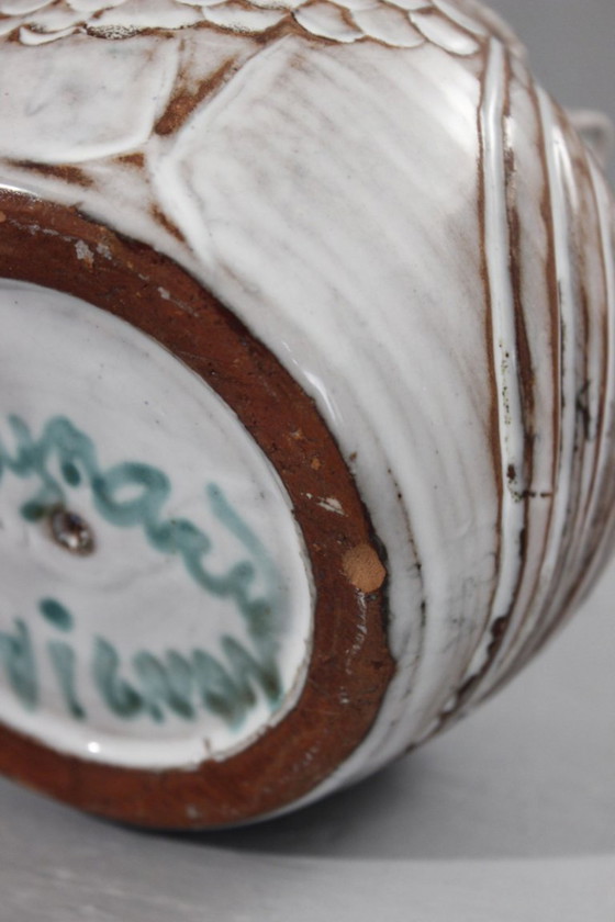 Image 1 of Robert Meynard in Avignon – Keramik-Eulenskulptur, um 1960