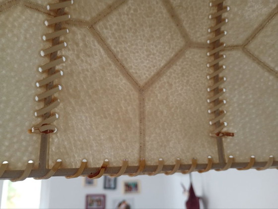 Image 1 of Vintage Mid-Century Table Lamp, Brass and Leather, 1960s/70s, Idell Kaiser Leuchten