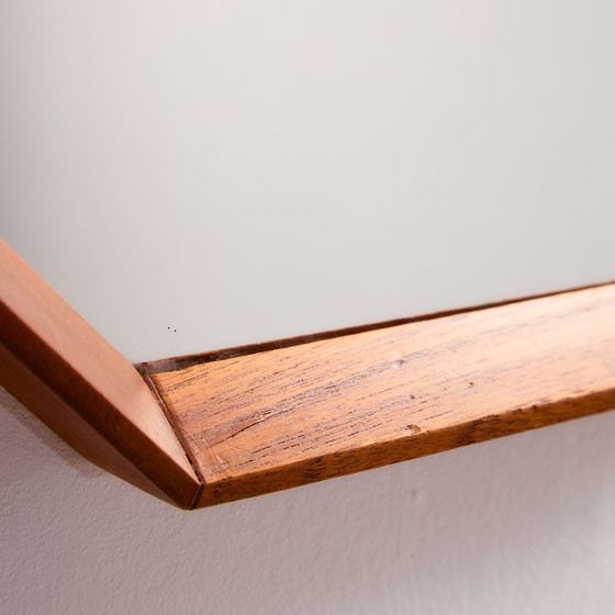 Image 1 of MK11166 Octagonal teak framed mirror