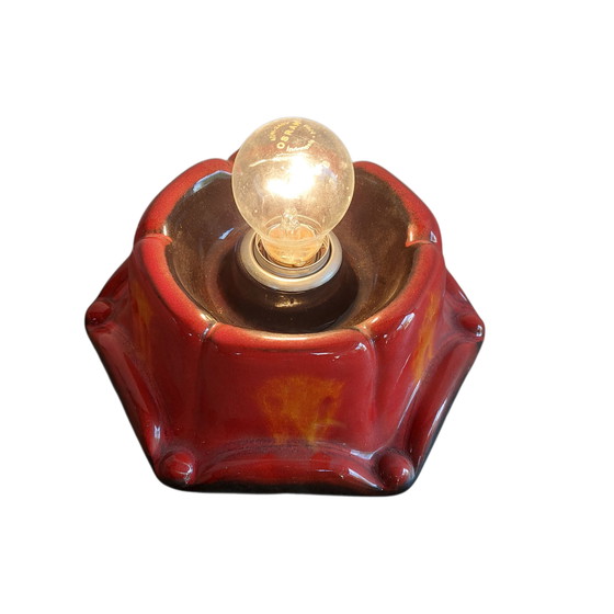 Image 1 of Vintage wandlamp keramiek 