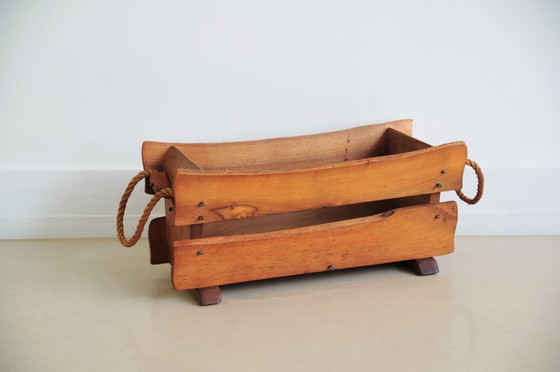 Image 1 of porta riviste in legno