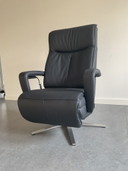Black leather lift chair Tirso