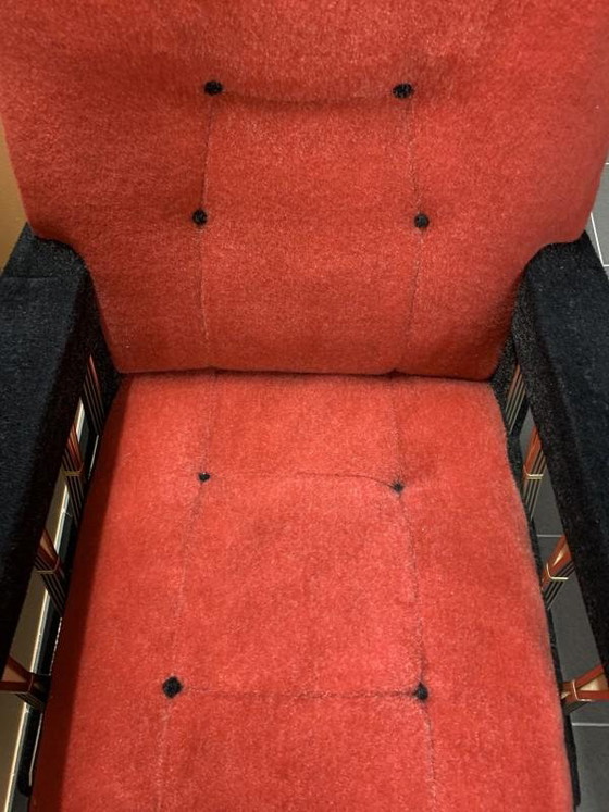 Set di Poltrone Club Italiane Vintage, anni '50 – Brass, Mid Century Modern (photo 7 of 17)