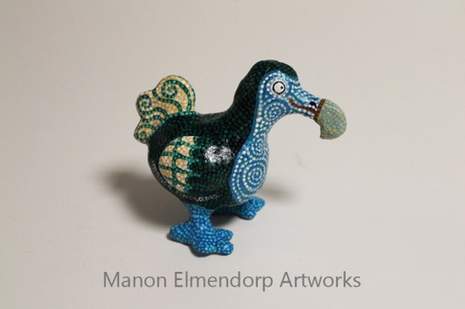 Statuetta di Dodo/Uccello 100% Fatta a Mano - Nuova