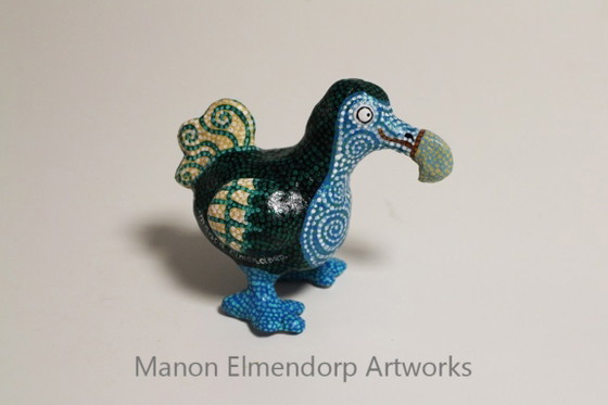 Image 1 of Statuetta di Dodo/Uccello 100% Fatta a Mano - Nuova