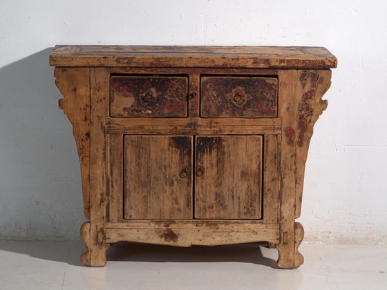 Credenza antica in legno di pino – Cina, circa 1930 – Credenze, Iron (photo 28 of 40)