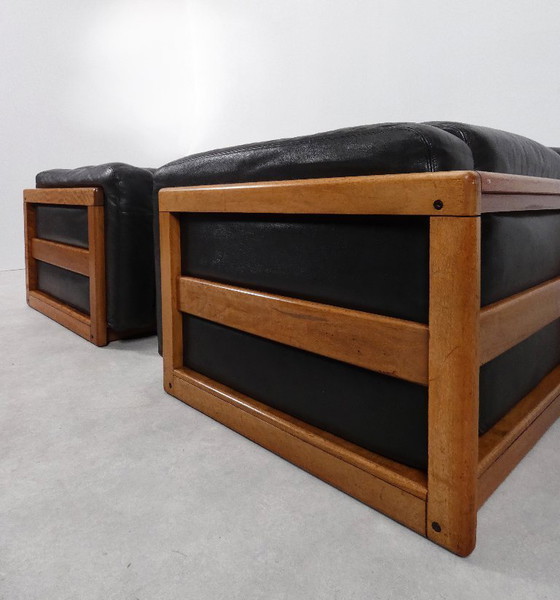 Image 1 of 2-Sitzer-Sofagarnitur – Afra & Tobia Scarpa für Bernini 