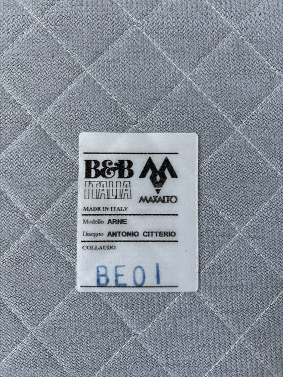 Image 1 of B&amp;B Italia Arne divano di design divano in pelle beige grigio