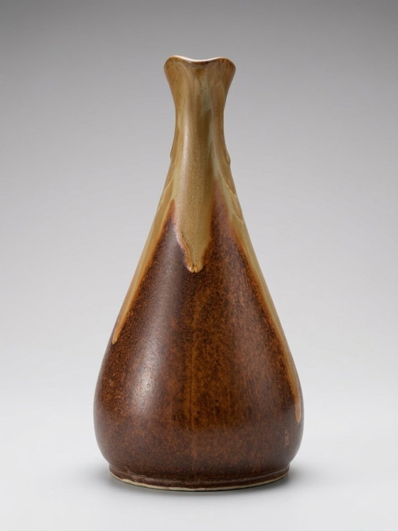 Caraffa Denbac in gres smaltato marrone – Art déco – 24 cm – Vasi, Ceramic (photo 3 of 7)