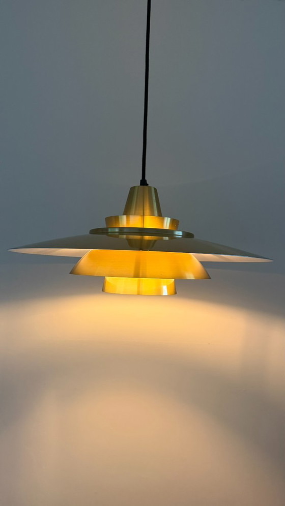 Image 1 of Vintage superlichte brutalistische lamp uit de jaren 70 - David Mogensen