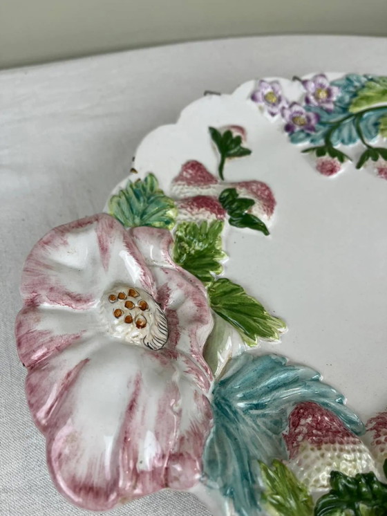 Servierplatte aus Steingut – Geschirr, Porcelain, Ceramic, Art Nouveau (photo 3 of 9)
