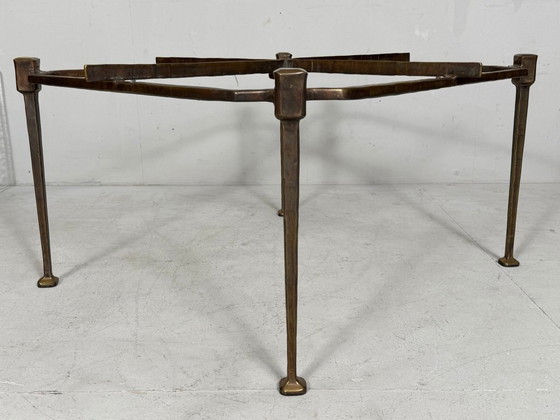 Image 1 of Brutalist side table/coffee table from the 1980s by Lothar Klute, Germany.