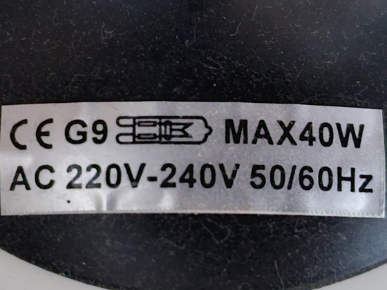 Image 1 of Colmore Sputnik kroonluchter – 15 glazen bollen – zwart metaal – Ø46 cm