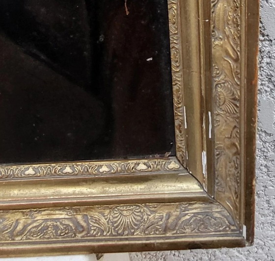 Image 1 of Retrato de un joven del siglo XIX, pintura al óleo, enmarcada