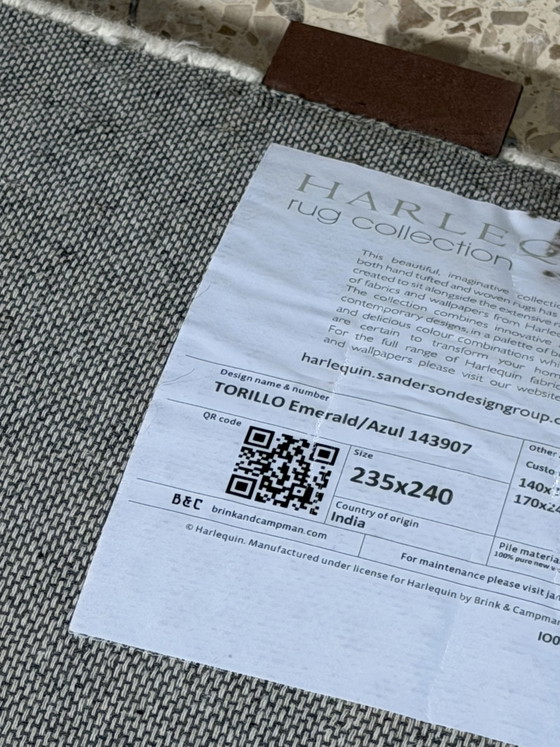 Brink And Campman Harlequin Torillo Emerald/ Azur – Brink & Campman, Rugs & carpets, Wool (photo 13 of 14)