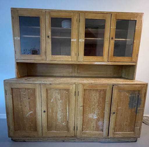 Authentic French shop cabinet