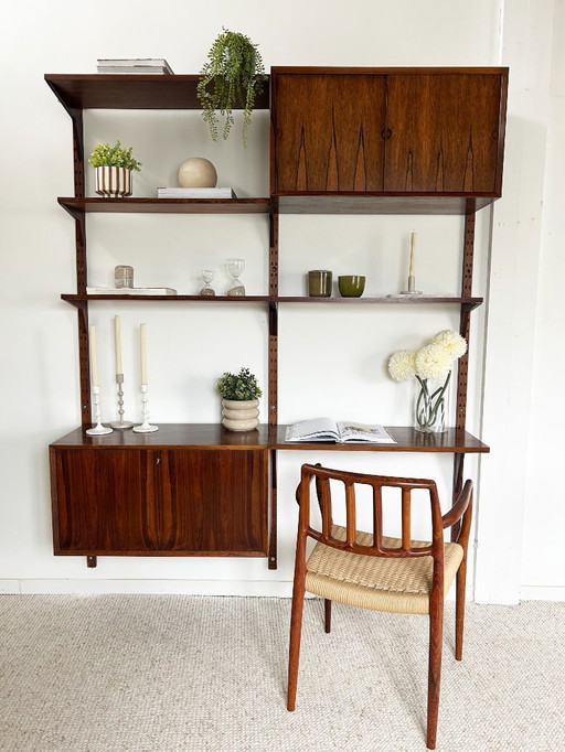 Rio CADO rosewood library Poul Cadovius 60's