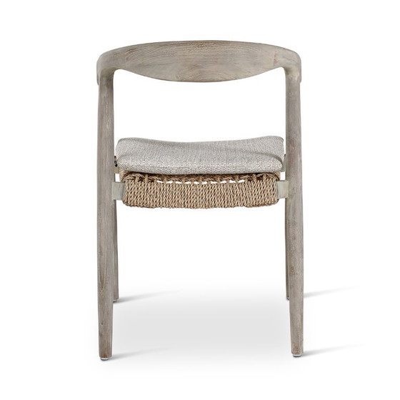 Image 1 of Sillones de teca gris, 8 piezas