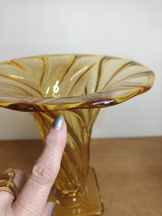 Image 1 of Val Saint Lambert Vase.