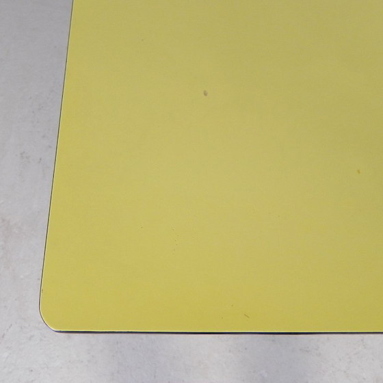 Table Formica vintage, bureau avec 2 tiroirs années 50, Tables de salle à manger, Plastique, Fer, Argenté (photo 11 sur 19)