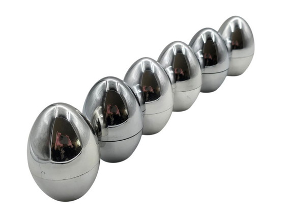 Image 1 of Law of 6 vintage egg cups/warmers