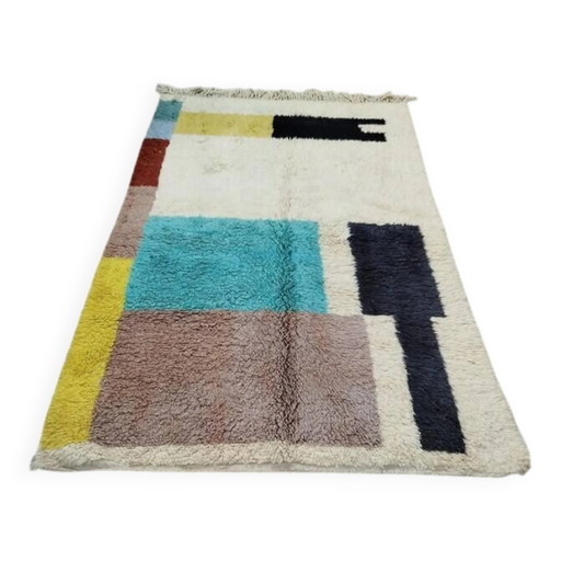 Handgemaakt Marokkaans vloerkleed 250cm x 150cm