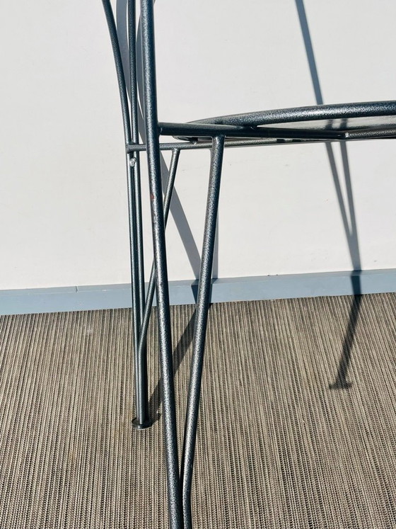 Image 1 of Pair of 'Lune d'Argent' chairs by Pascal Mourgue for Fermob. Vintage 80s