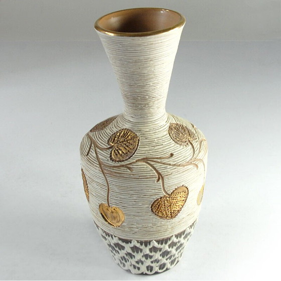 Image 1 of Italian vintage Sgraffito vase by Fratelli Fanciullacci, 1960s