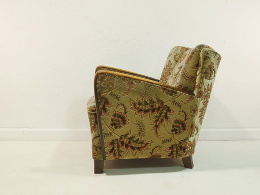 Vintage fauteuil, jaren 50, fauteuil uit het midden van de 20e eeuw, Duitsland