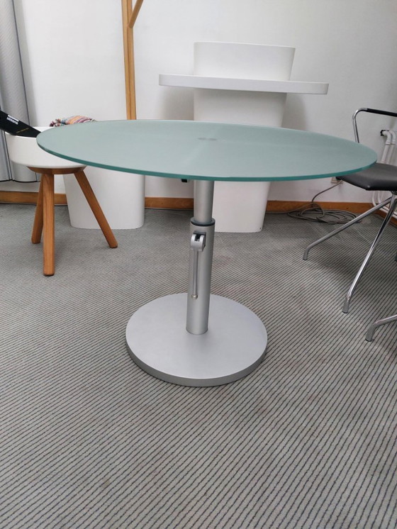 Image 1 of Tavolo di design di Glas Italia - Altezza regolabile - Ø 80