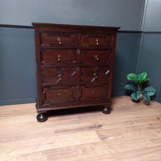 Image 1 of English Chest of Drawers From The 18th Century