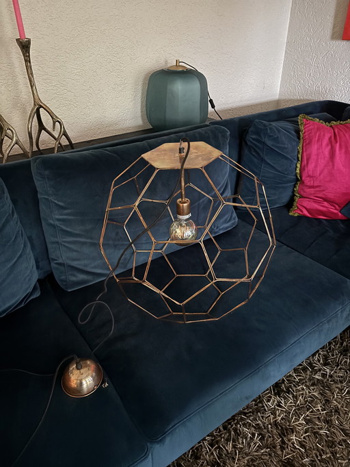 Große Kupfer-Marrakesch-Lampe 50 cm Durchmesser It's about RoMi