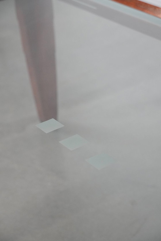 Image 1 of Mesa de centro de diseño Art Déco de Schuitema de la serie Decoforma con tablero de cristal