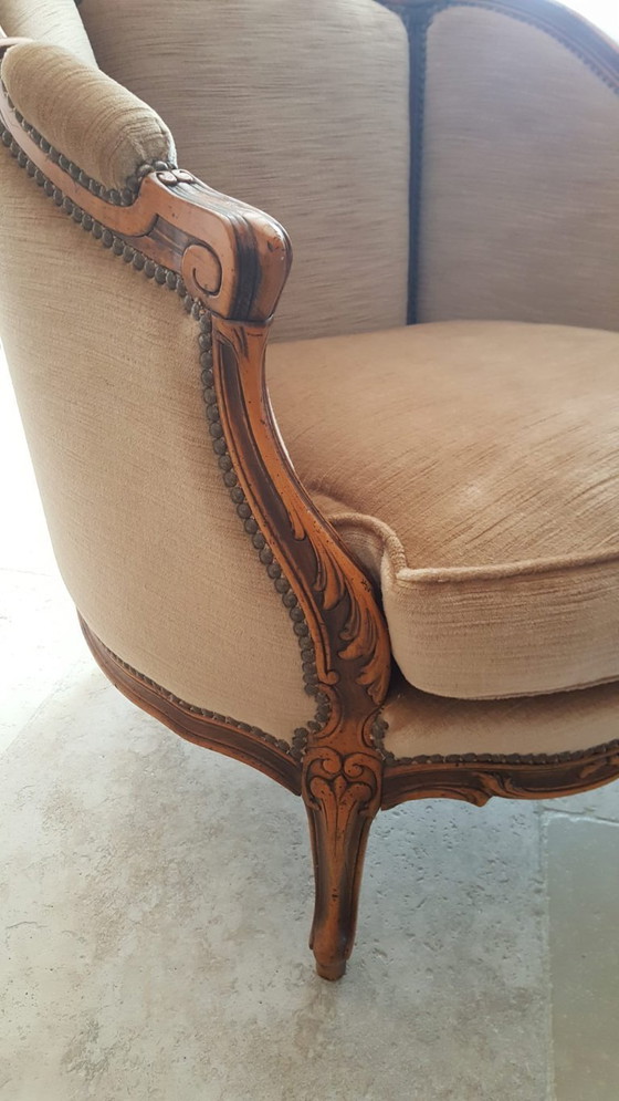 Image 1 of Divano Luigi XV 3 posti + 2 poltrone