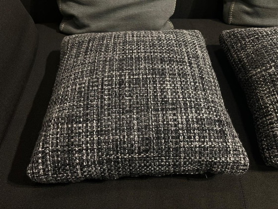 Image 1 of Coussins Minotti originaux Noir/Blanc