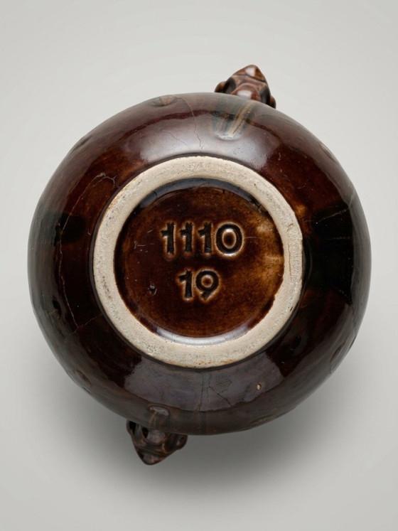 Dümler & Breiden – Two-Handled Glazed Ceramic Vase – Model 1110/19 (photo 5 of 9)