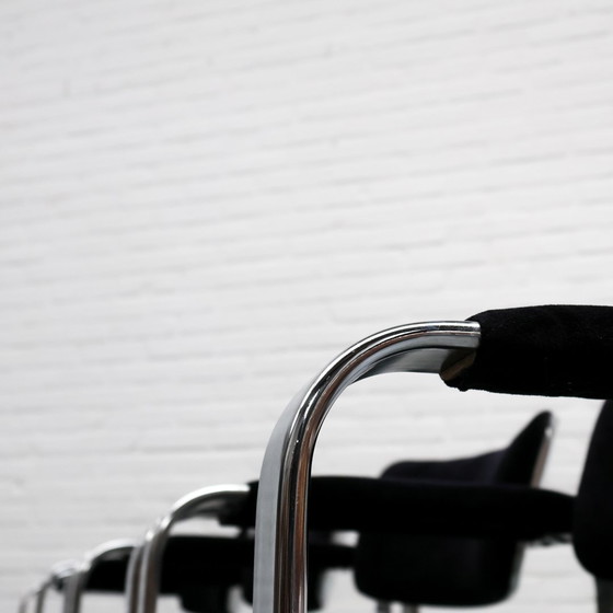 Image 1 of Eero Aarnio Silber Stühle Satz von 4