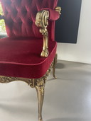 Prachtige Stoel Met Velours