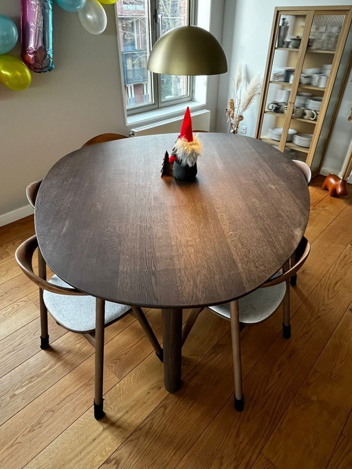 [Bolia] Eettafel en stoelen