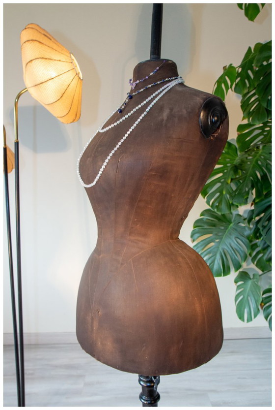 Image 1 of Stockman-mannequin met wespentaille, eind 19e eeuw