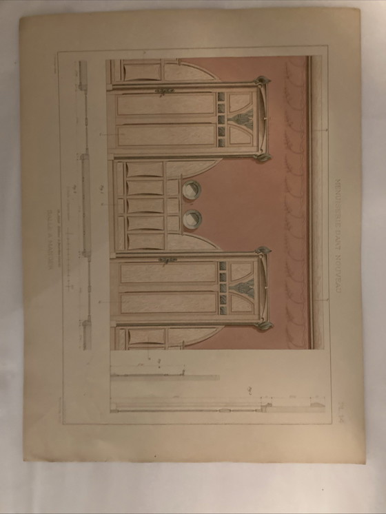 Image 1 of 20 auténticos diseños de carpintería Art Nouveau