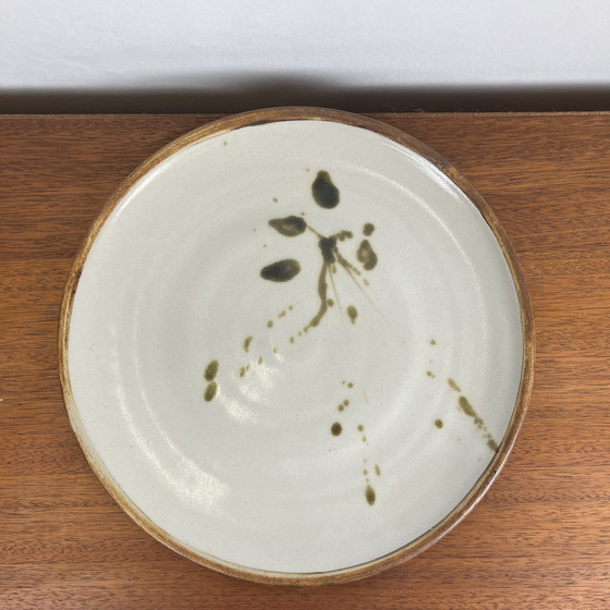 Image 1 of Ronde schotel / gebakschaal "La Colombe", 1950/60