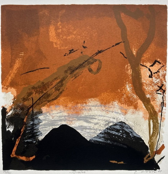 Image 1 of Serigrafía Henk van Vessem - Invierno